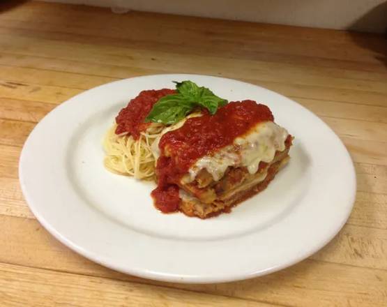 Order Eggplant Parmigiana food online from Cuzino Family Kitchen store, Middletown on bringmethat.com