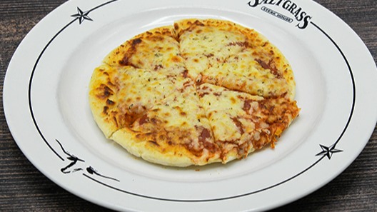 Order Kid's Trailride Pizza food online from Saltgrass Steak House store, Mesquite on bringmethat.com