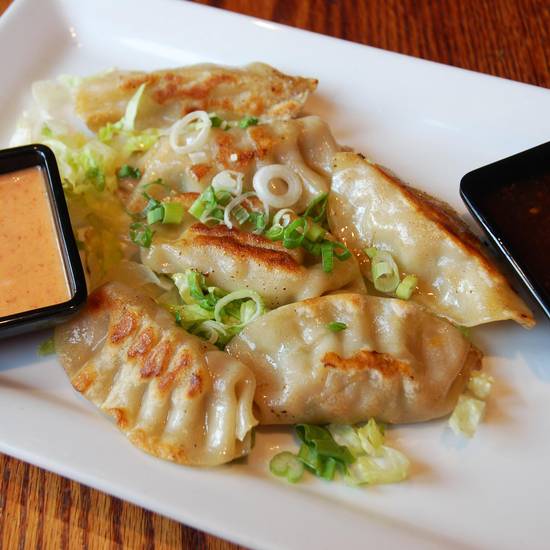 Order PORK POT STICKERS food online from Tap House Grill store, Palatine on bringmethat.com