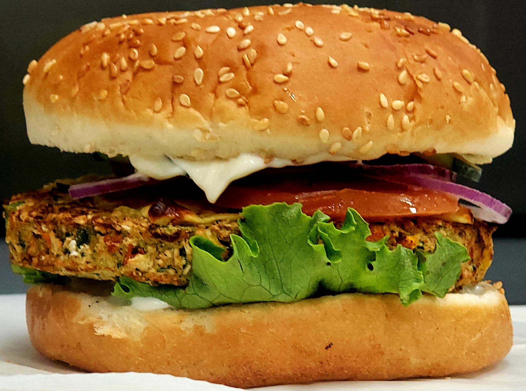 Order California Veggie Burger food online from Krazy Pizza And Wings store, Brooklyn on bringmethat.com