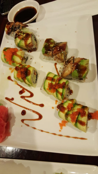 Order Dragon Roll food online from Omiya Sushi II store, Brooklyn on bringmethat.com
