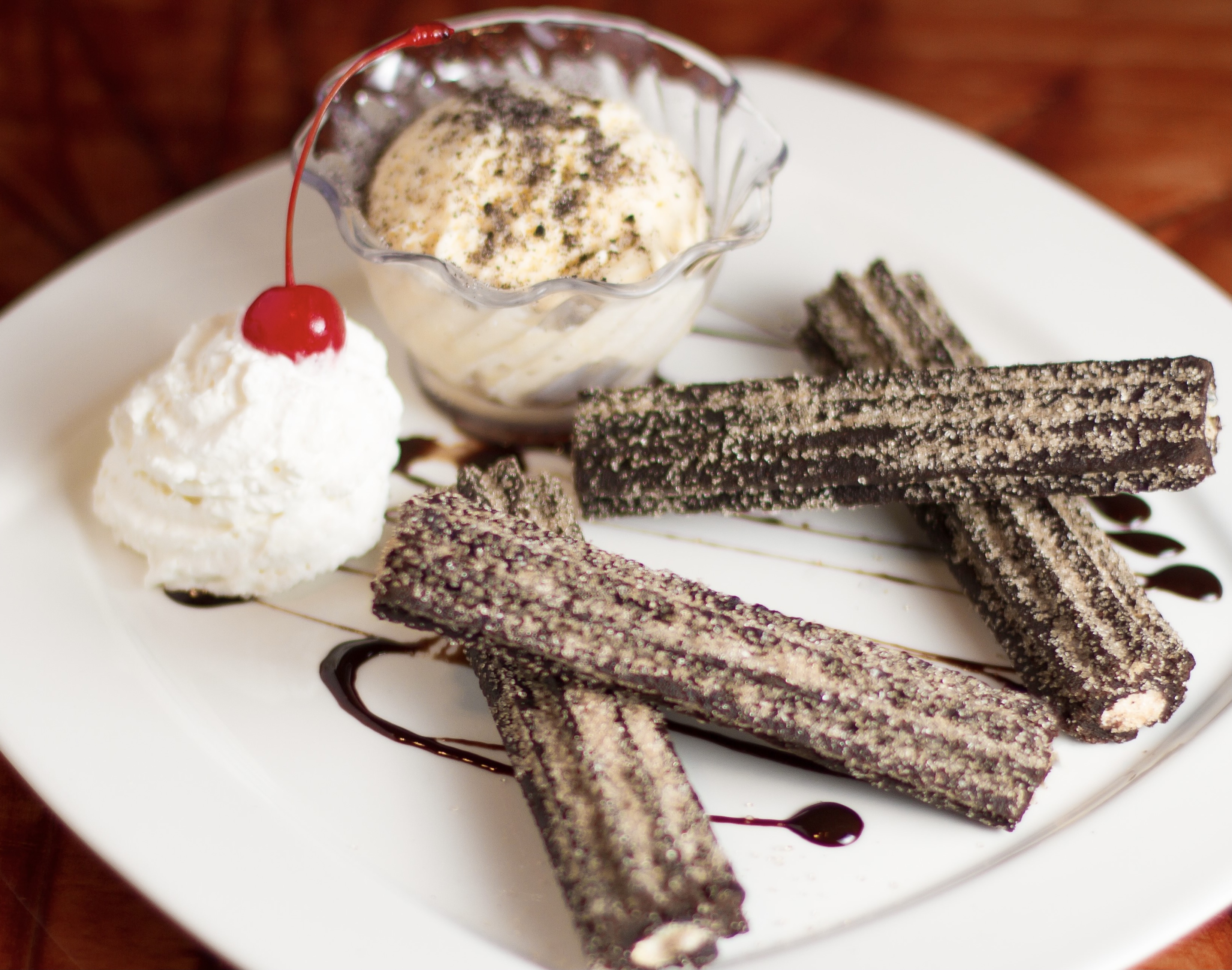 Order Chocolate Churros  food online from Titos Mexican Restaurant store, Nolensville on bringmethat.com