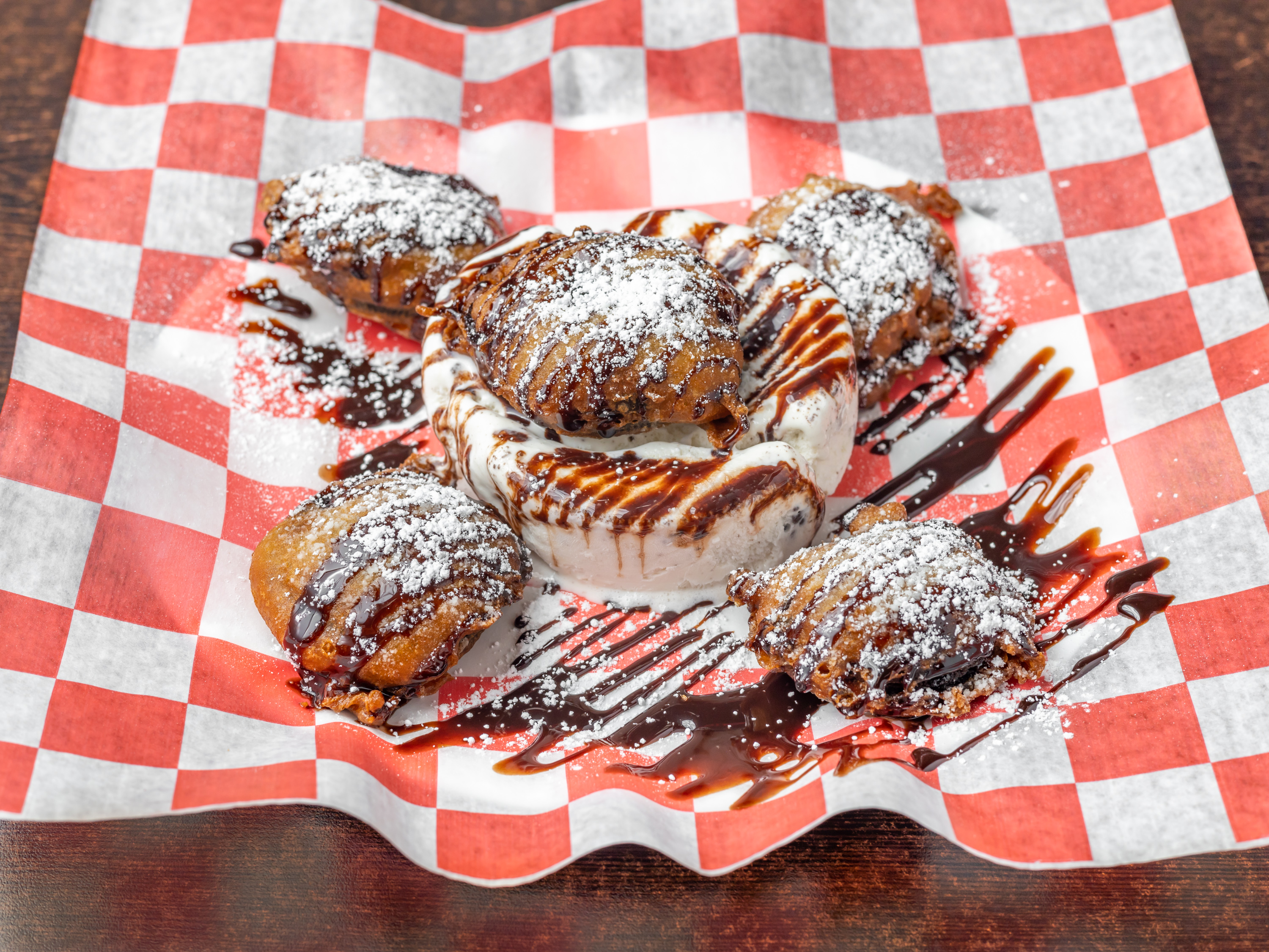 Order Fried Oreos food online from Chicky's store, Bellerose on bringmethat.com