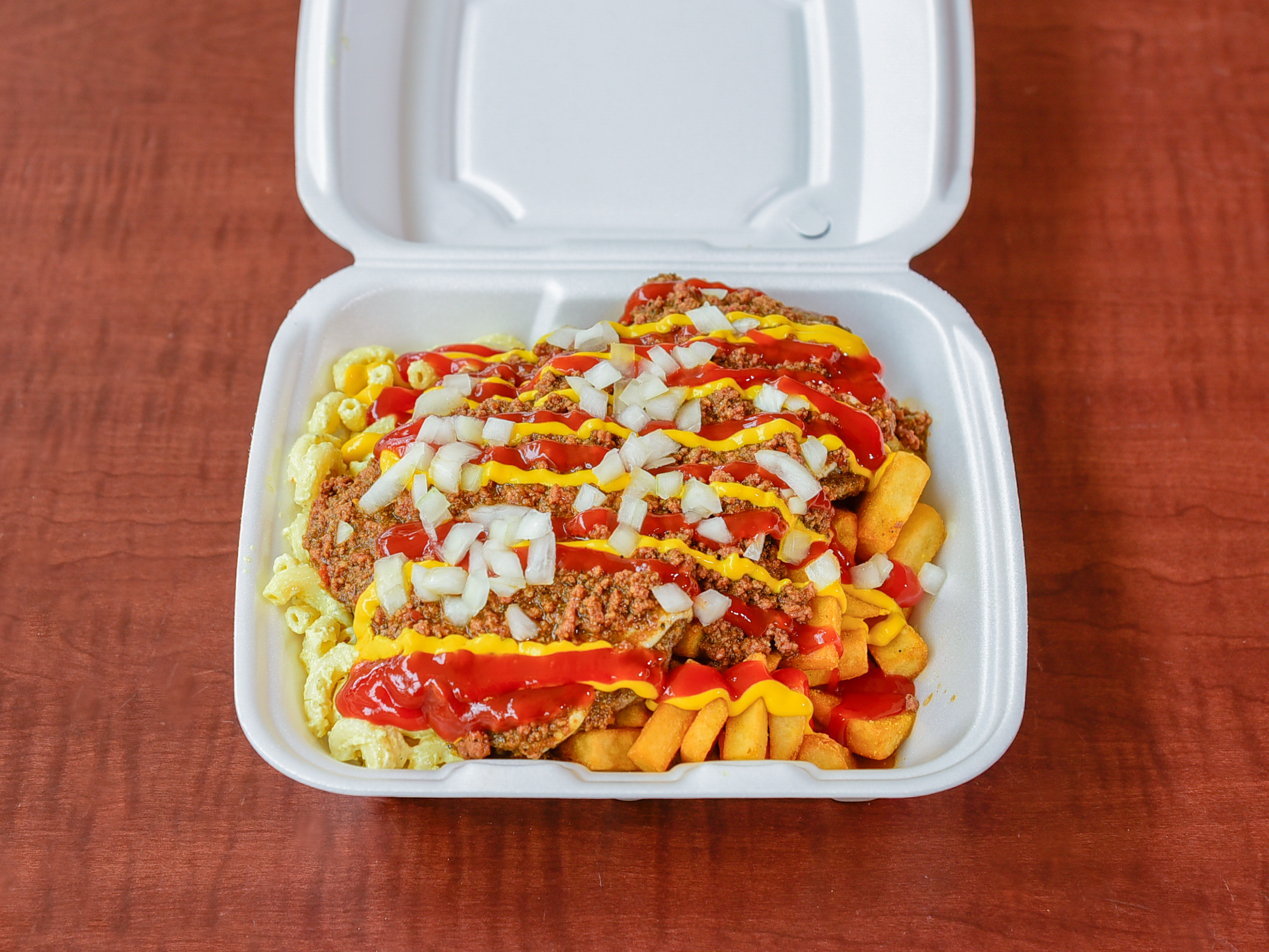 Order Great Steakout's Famous Sloppy Plate food online from Great Steakout store, Rochester on bringmethat.com