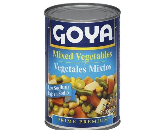 Order Goya Mixed Vegetables (15 oz) food online from Ctown Supermarkets store, Uniondale on bringmethat.com