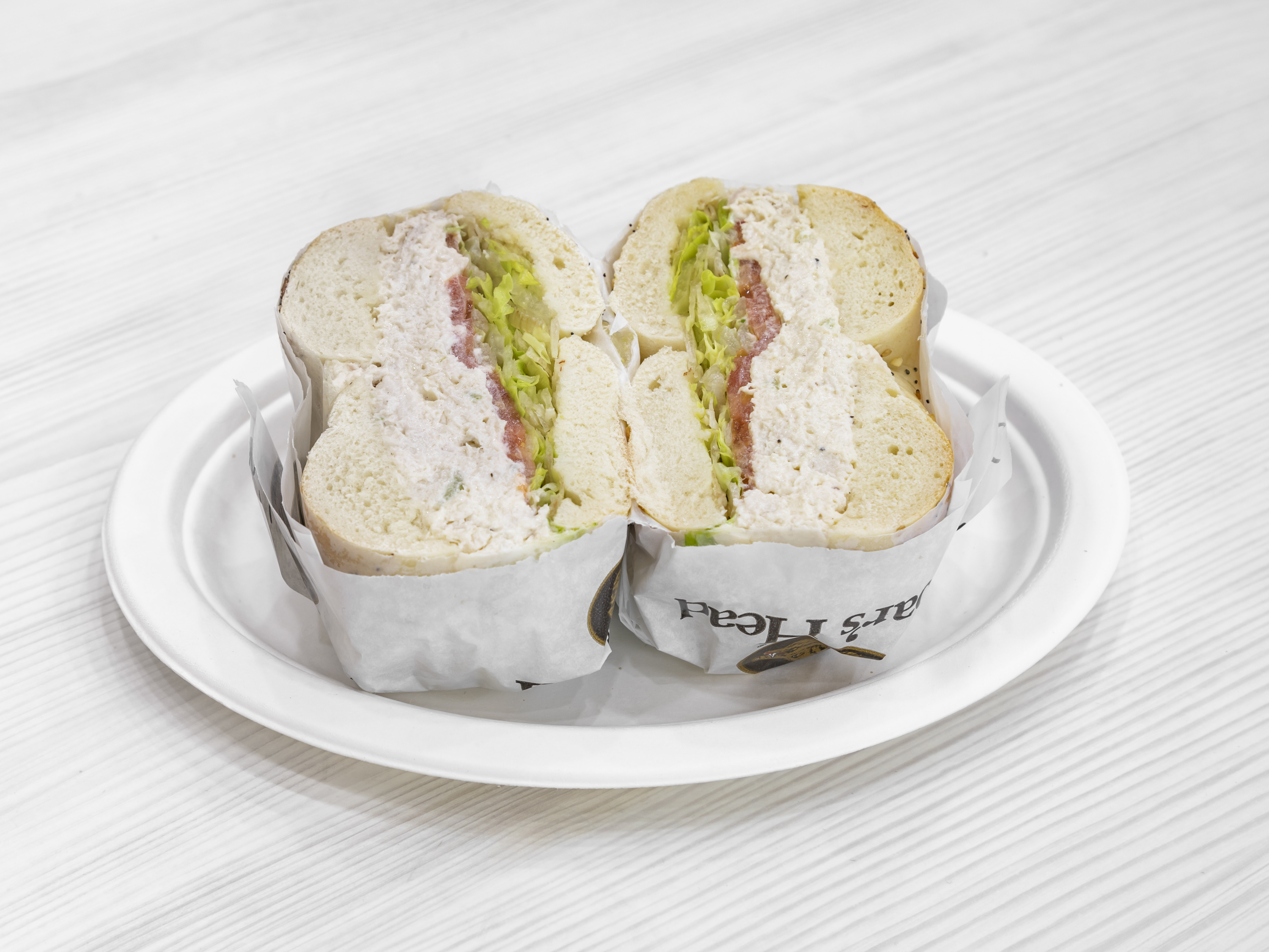 Order Lite Spicy Tuna Sandwich food online from Bagel Boss store, New York on bringmethat.com