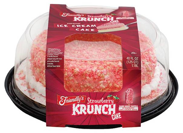Order Strawberry KRUNCH Cake food online from Friendly's store, North Dartmouth on bringmethat.com