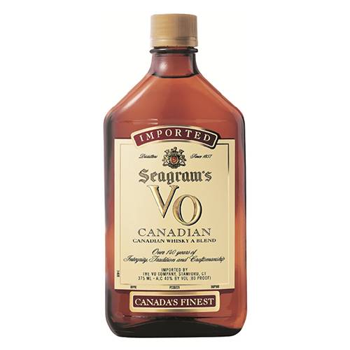 Order Seagram's VO Canadian Whiskey - 200ml/Single food online from Bottle Shop & Spirits store, Los Alamitos on bringmethat.com