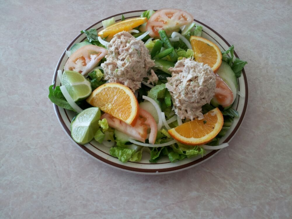 Order Tuna Salad food online from Puerto Nuevo Restaurant store, Los Angeles on bringmethat.com