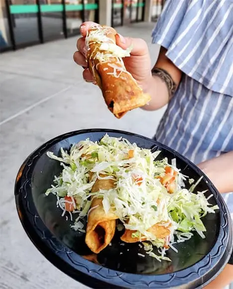Order Rolled Tacos (Flautas) food online from Los Taquitos store, Chandler on bringmethat.com