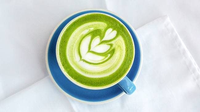 Order Matcha Latte food online from Revolucion Coffee And Juice @The Rim store, San Antonio on bringmethat.com