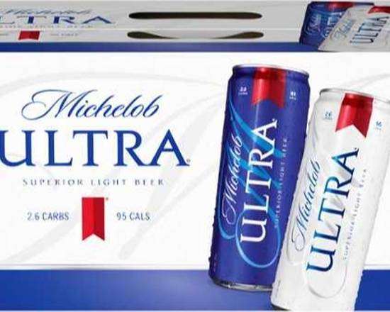 Order Michelob Ultra 18 Pack 12 oz Can food online from Rebel store, Danville on bringmethat.com