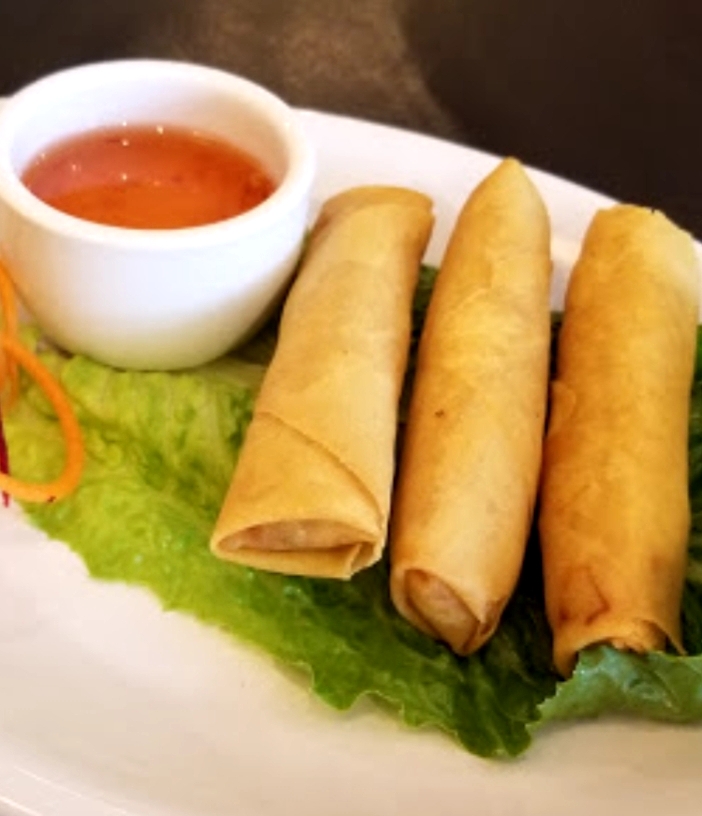 Order A1. Fried Vegetable Spring Roll(3) food online from Kin Thai store, High Point on bringmethat.com