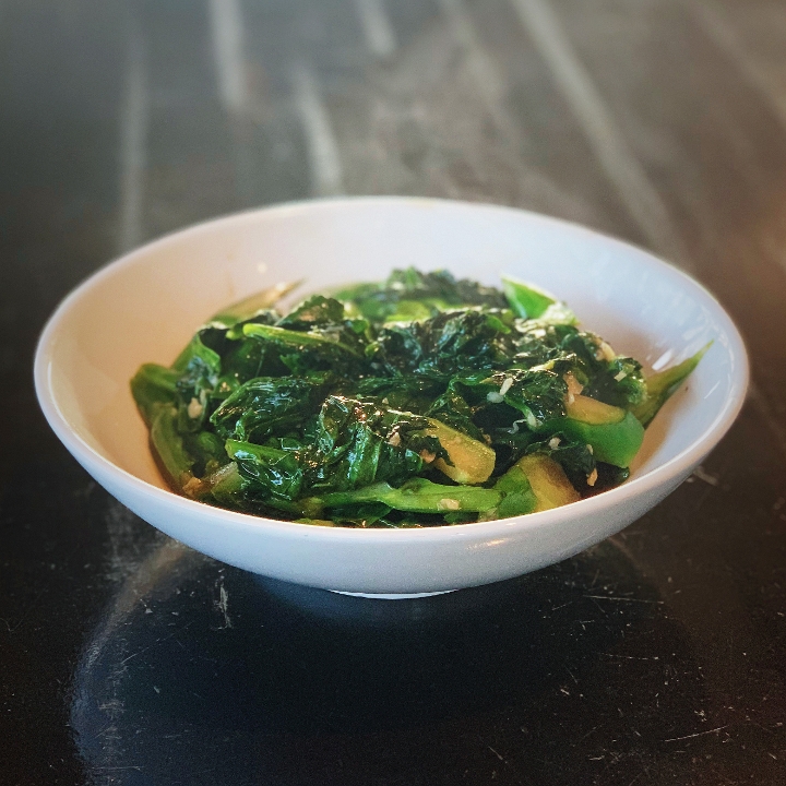 Order Stir Fried Chinese Broccoli in Oyster Sauce (GF) food online from Kung Pao China Bistro store, West Hollywood on bringmethat.com