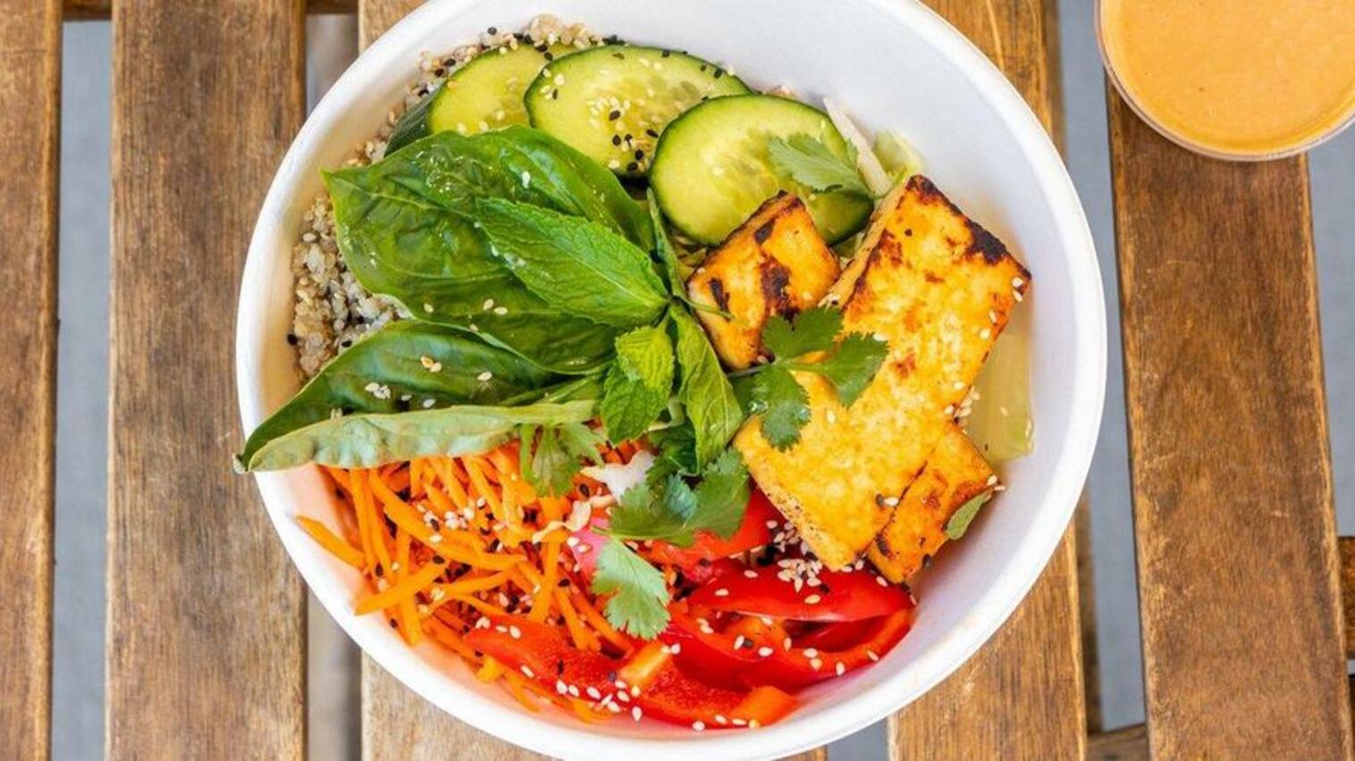 Order Tasty Thai Tofu Salad food online from Chef Tanya's Kitchen store, Palm Springs on bringmethat.com