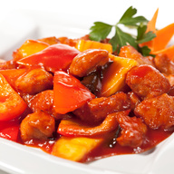 Order 102. Sweet and Sour Pork food online from Chinatown Kitchen store, Sheboygan on bringmethat.com