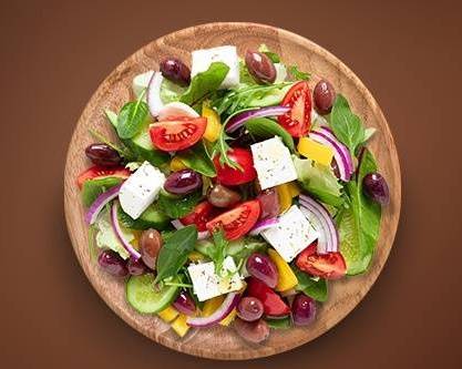 Order Greek Salad Getaway food online from Chicken Wing Co. store, Oklahoma City on bringmethat.com