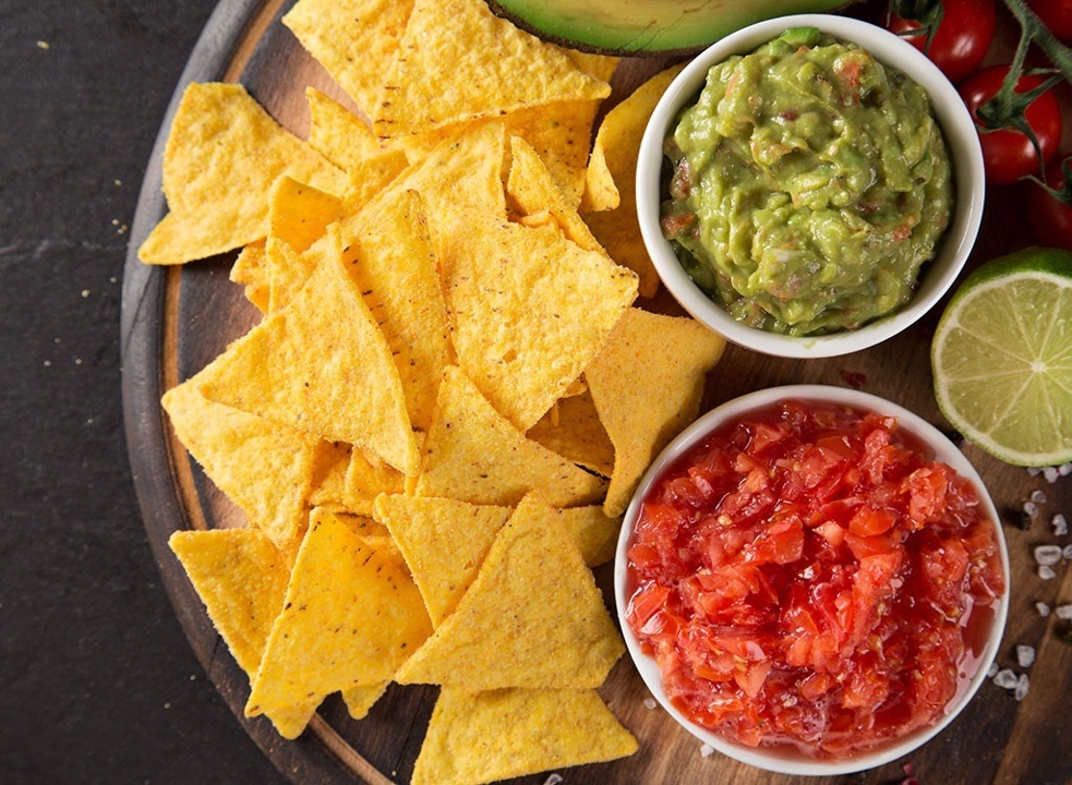 Order Chips w/ Salsa and Guac food online from Udillas store, Newark on bringmethat.com