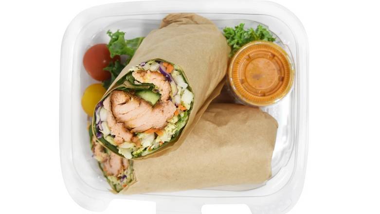 Order Sofishticated Salmon Wrap food online from Kreation Pasadena store, Pasadena on bringmethat.com