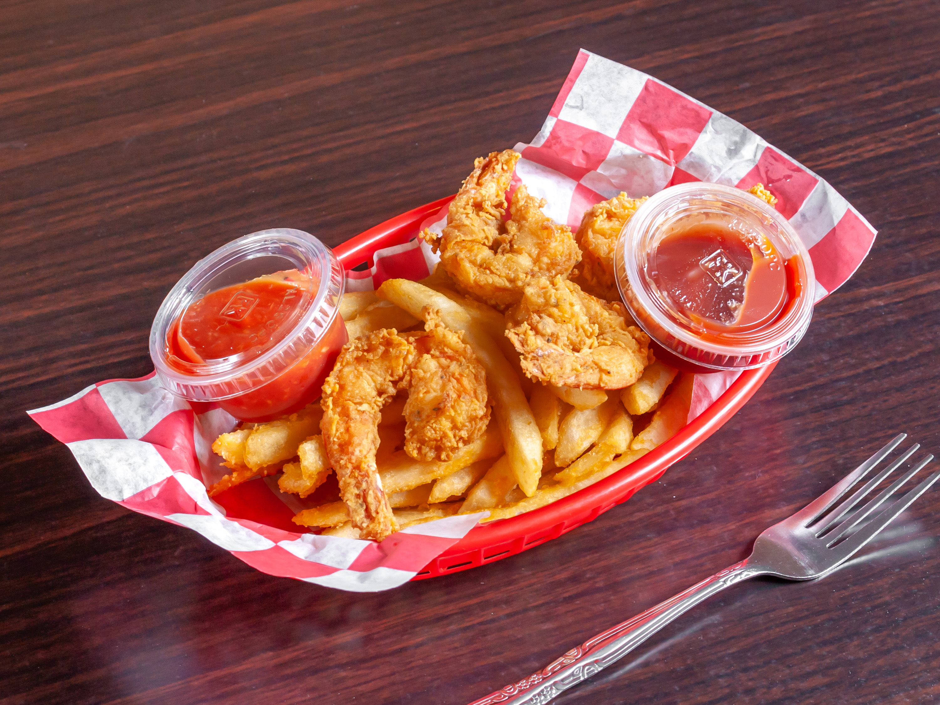 Order Fried Shrimp and Fries  food online from Yummy Crab store, Gastonia on bringmethat.com