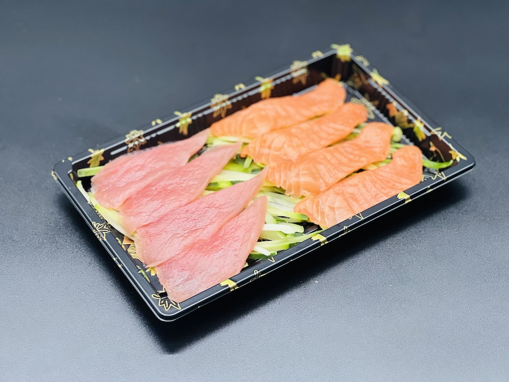 Order Tuna & Salmon Carpaccio food online from I Sushi Inc. store, Ridgewood on bringmethat.com