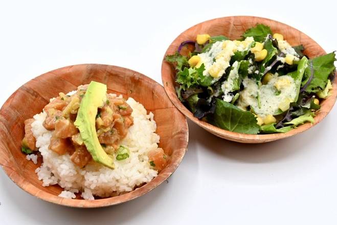 Order Mini Combo Rice Bowl food online from Hironori Craft Ramen store, Pasadena on bringmethat.com