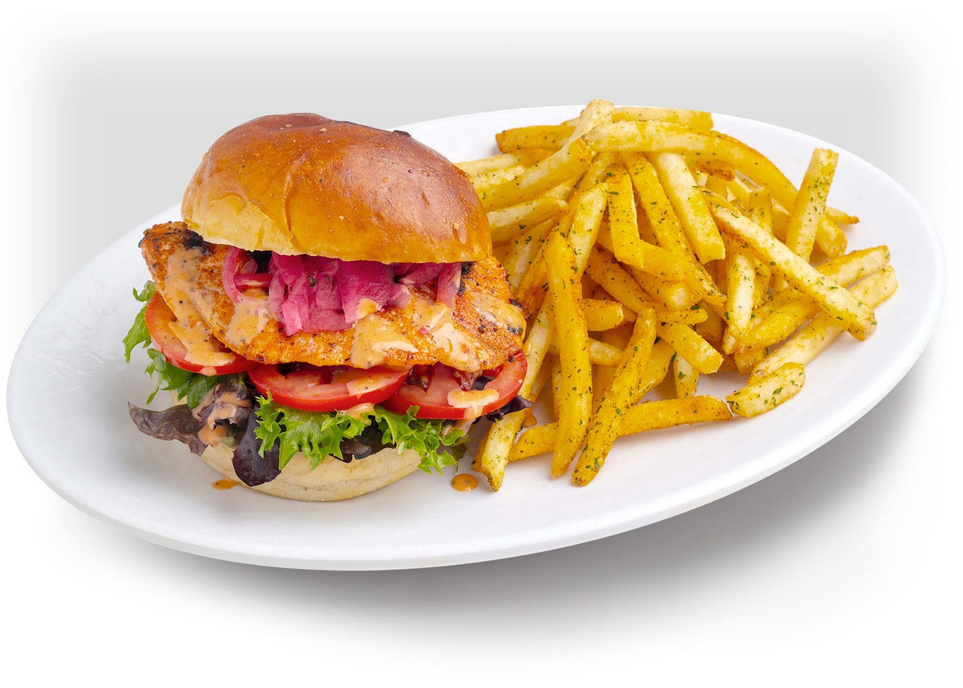 Order NORWEGIAN SALMON SANDWICH food online from California Fish Grill store, Culver City on bringmethat.com