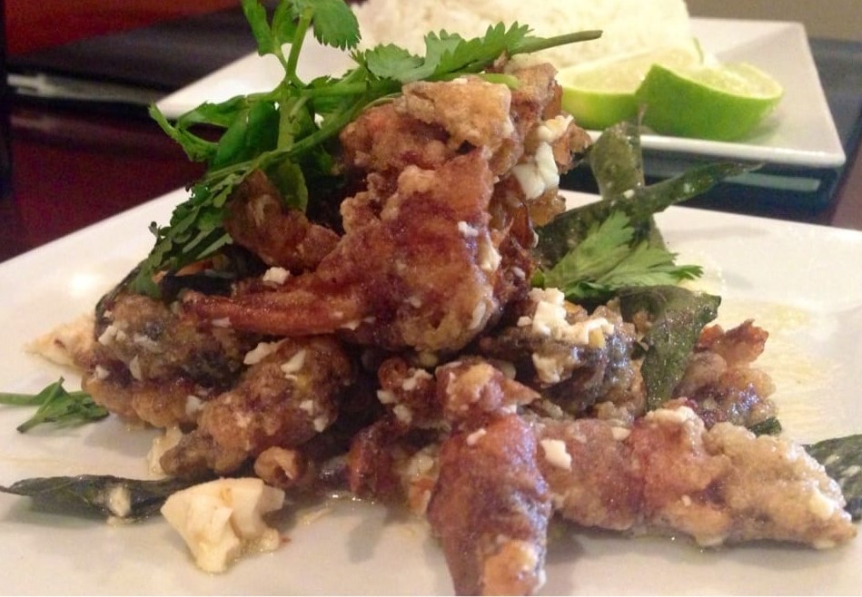 Order A20. 4 Soft Shell Crab with Salted Egg food online from Secret Recipe Asian Bistro store, Plano on bringmethat.com