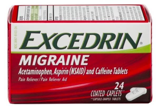 Order Excedrin Migraine 24 ct food online from McLean Ave Pharmacy store, Yonkers on bringmethat.com