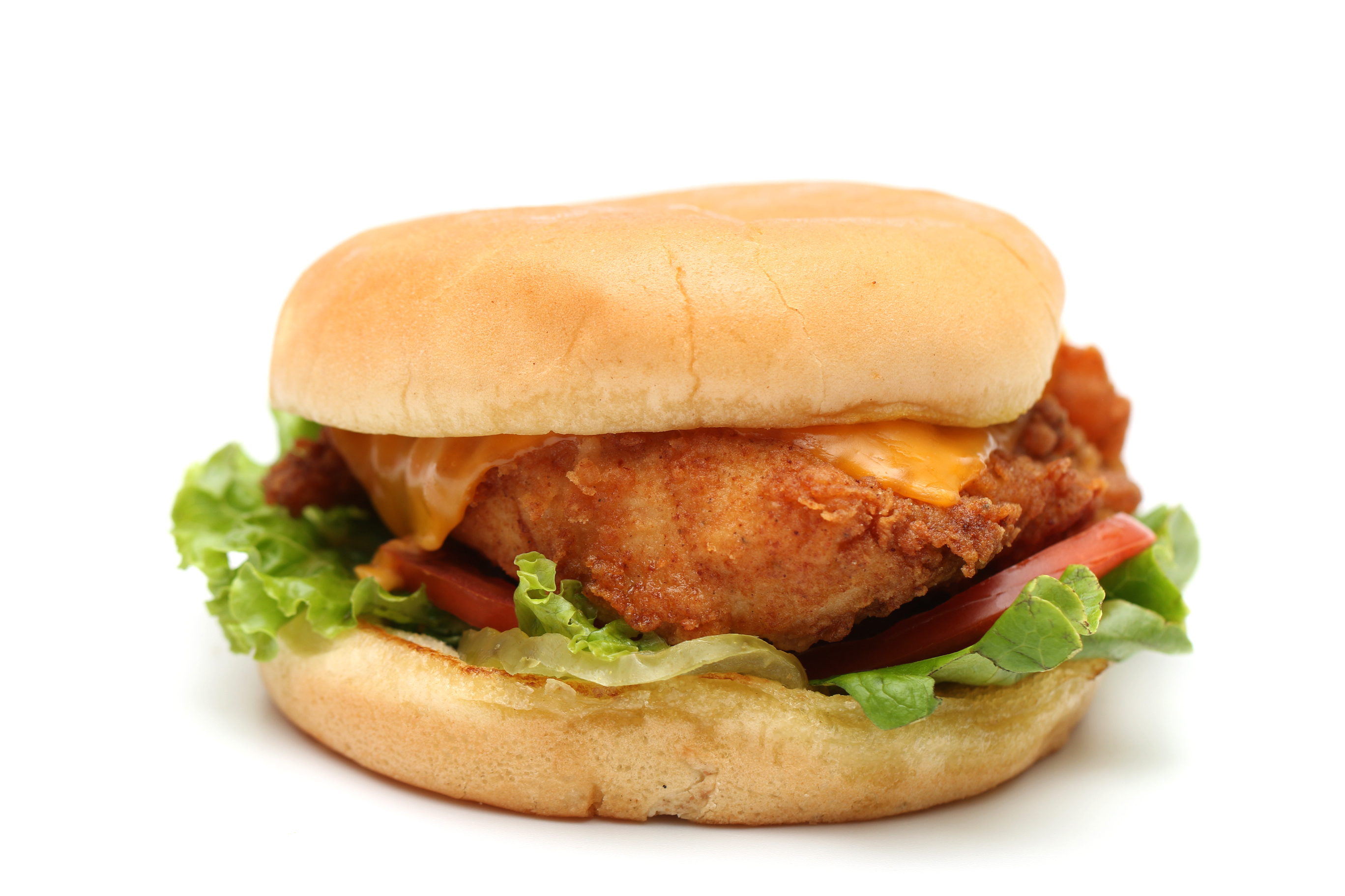 Order Fried chicken sandwich food online from Pizza Pino store, San Francisco on bringmethat.com