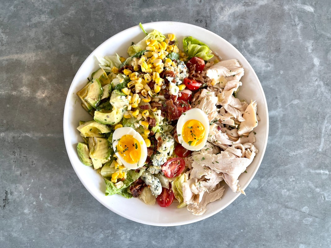 Order Cobb Salad food online from Dish Society store, Houston on bringmethat.com