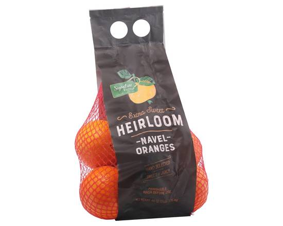 Order Signature Farms · Extra Sweet Heirloom Navel Oranges (3 lbs) food online from Safeway store, Mount Airy on bringmethat.com