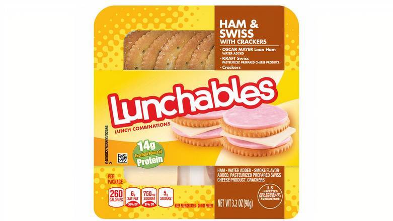 Order Lunchables Ham & Swiss 3.2 oz food online from Mac On 4th store, Alton on bringmethat.com