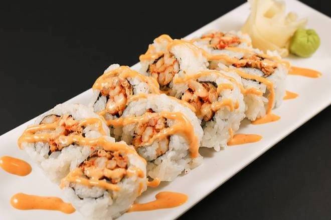 Order Spicy Crawfish Roll food online from Rock N Roll Sushi store, Dothan on bringmethat.com