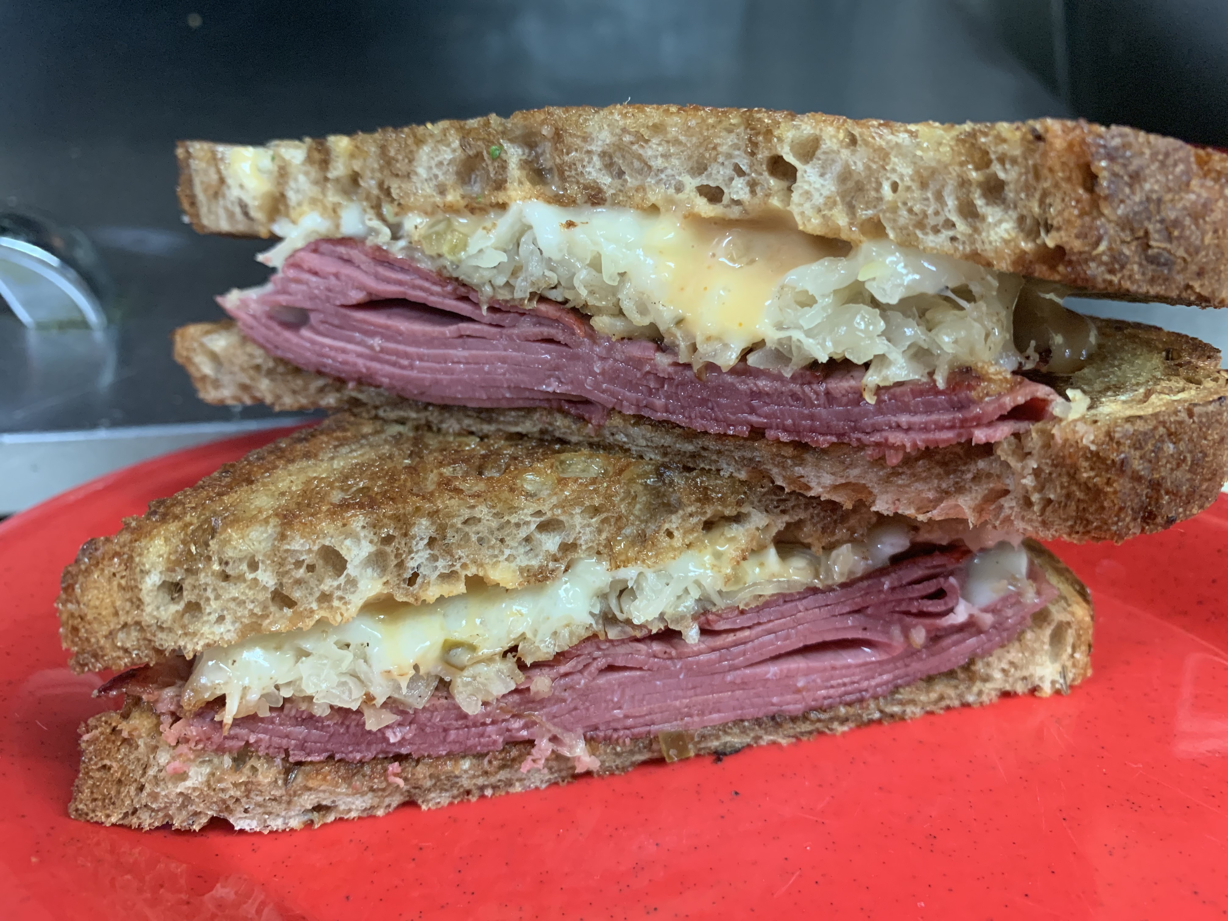 Order Reuben Sandwich food online from Red Lion Grog House store, Indianapolis on bringmethat.com