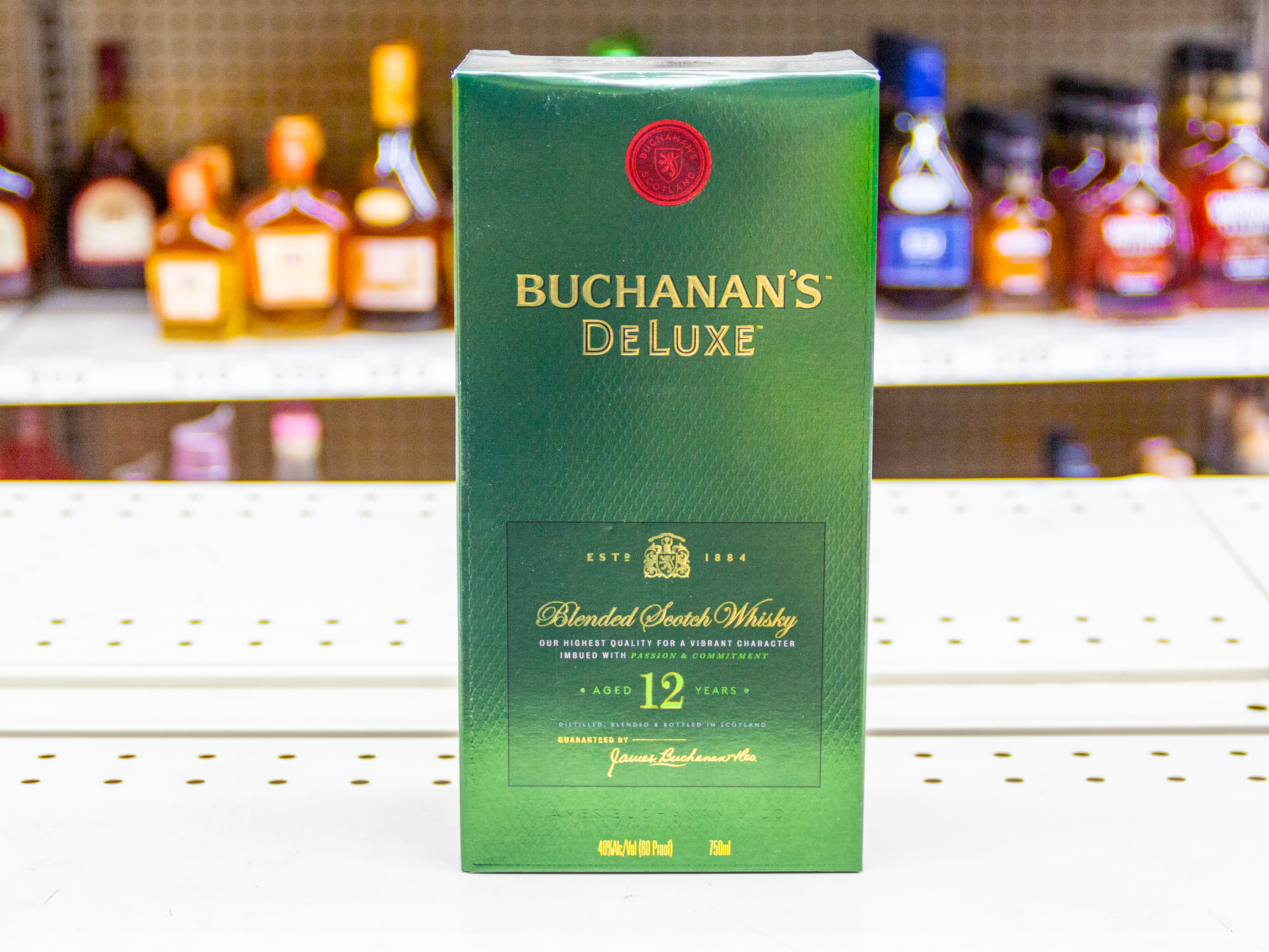 Order Buchanan s deluxe 12 -750ml food online from Phil Liquor store, Chino on bringmethat.com