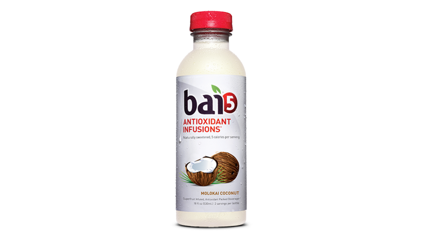 Order Bai Antioxidant Cocofusion Molokai Coconut 18 oz Bottle food online from Spikes Bottle Shop store, Chico on bringmethat.com