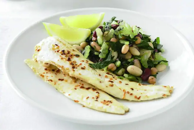 Order Whiting Fish Over Salad	 food online from Kabob City store, Wiles-Barre on bringmethat.com