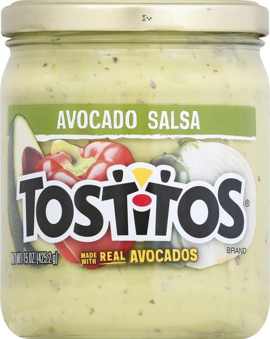 Order Tostitos Salsa Dip Avocado (15 oz) food online from Rite Aid store, Yamhill County on bringmethat.com