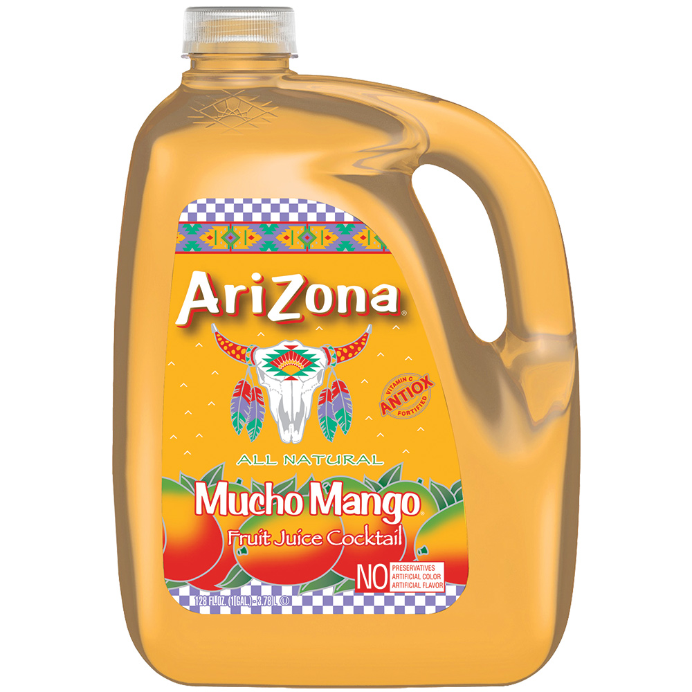 Order Arizona Fruit Juice Cocktail, Mucho Mango - 1 gal food online from Rite Aid store, MILLER PLACE on bringmethat.com