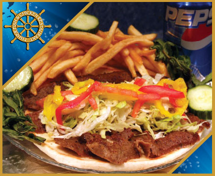 Order Super Gyro food online from Fisher Fish & Chicken store, Columbus on bringmethat.com