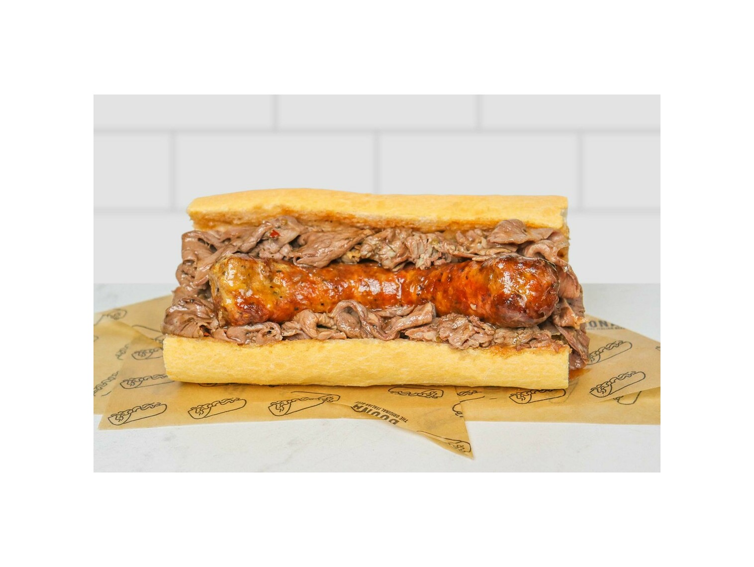 Order Combo Beef and Sausage food online from Buona store, Naperville on bringmethat.com