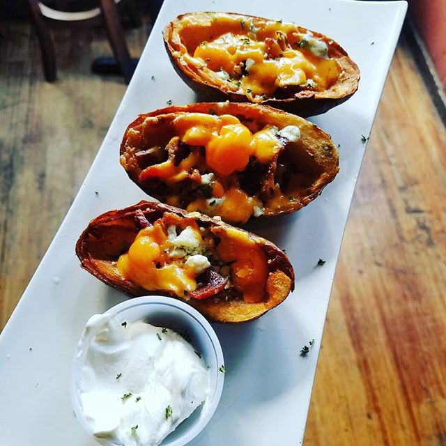 Order Potato Skins food online from Branded Saloon Catering store, Brooklyn on bringmethat.com