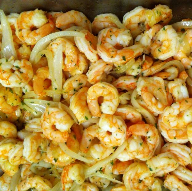 Order S38 Cilantro Shrimp food online from Lia's Kitchen store, Lufkin on bringmethat.com