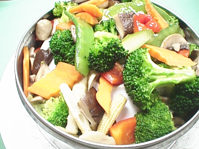 Order Steamed Mixed Vegetables food online from Cafe Panda Garden store, Houston on bringmethat.com