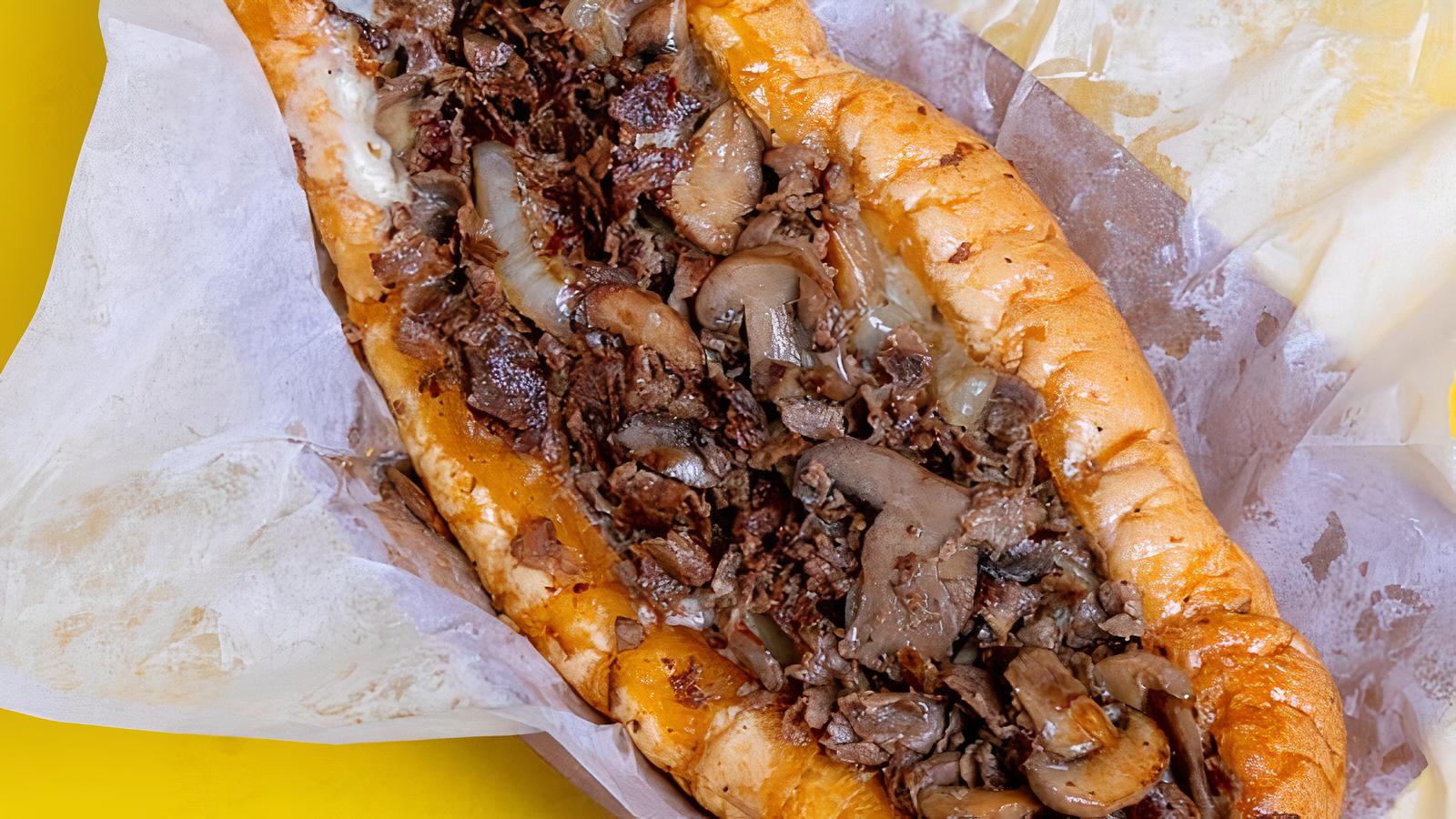 Order Boo’s Mushroom Cheesesteak food online from Boo's Philly Cheesesteaks and Hoagies - Silverlake store, Los Angeles on bringmethat.com