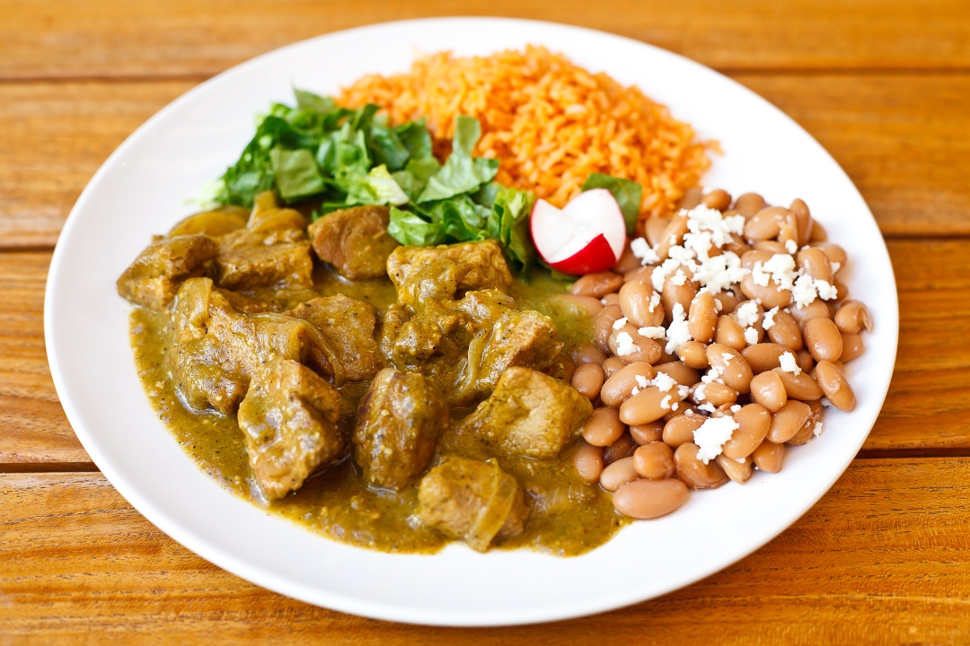 Order Chile Verde food online from Andale Restaurant store, Los Gatos on bringmethat.com