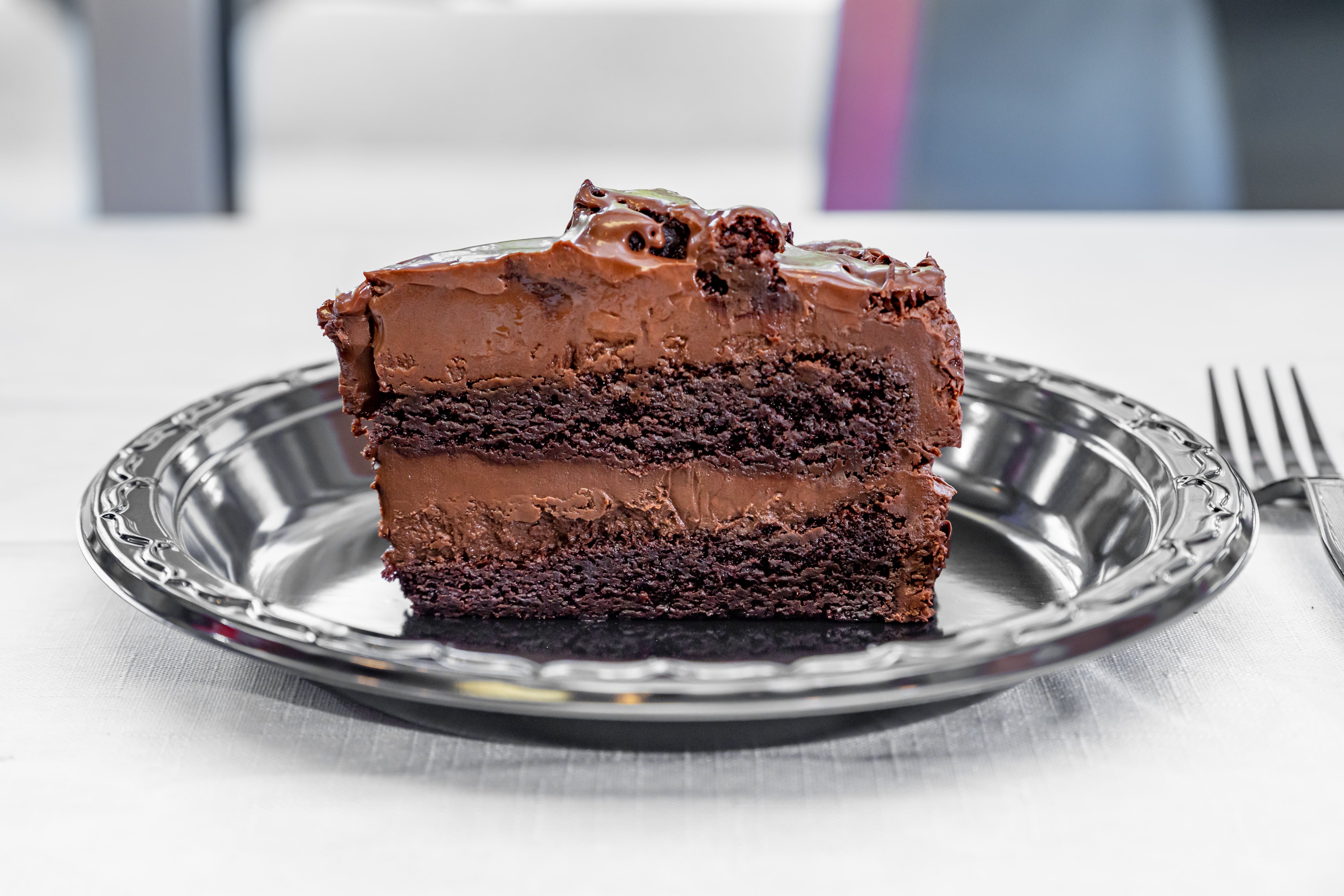 Order Chocolate Lover’s Cake - Slice food online from Giove's Pizza store, Trumbull on bringmethat.com