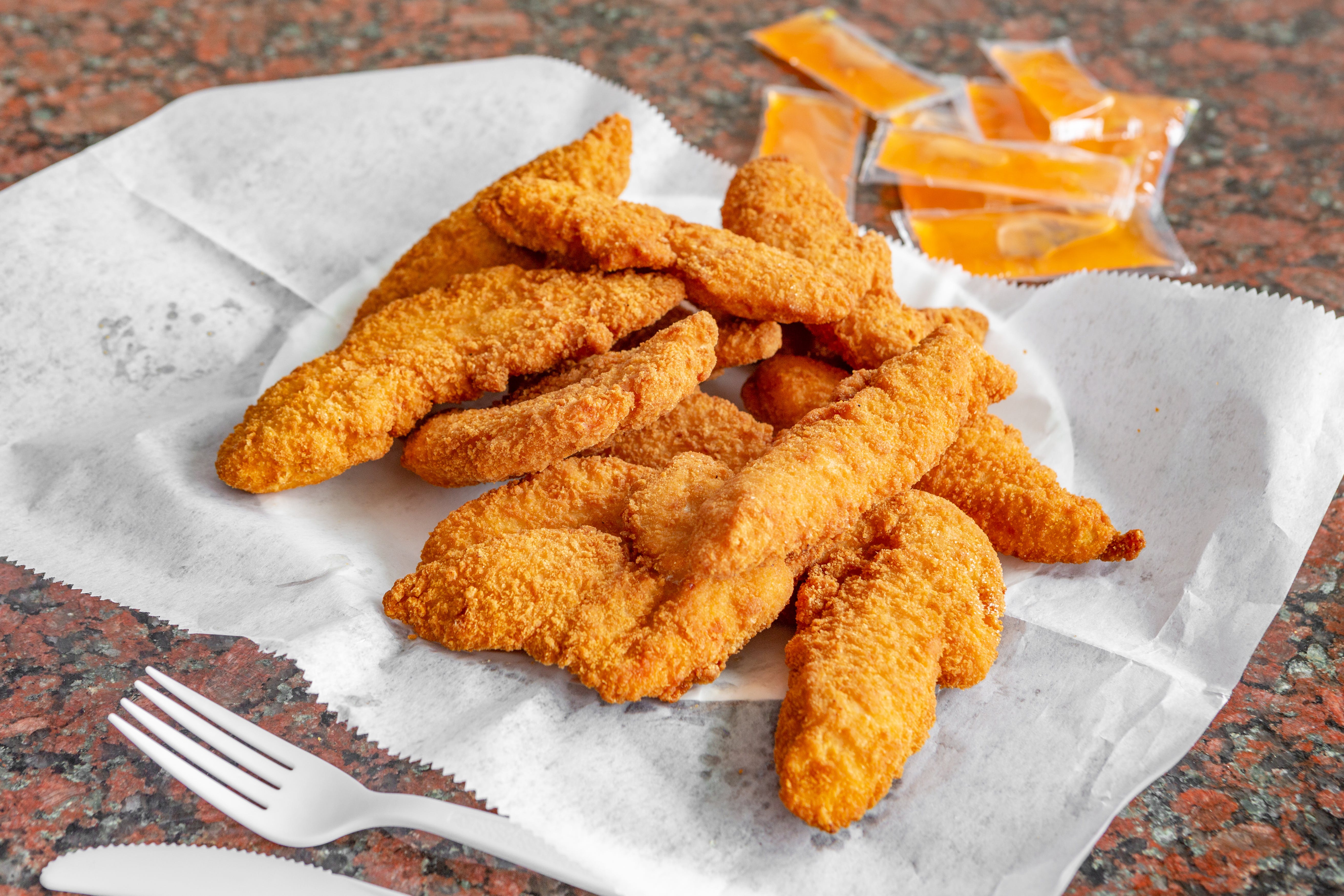 Order Chicken Fingers - Small food online from Theo's Pizzeria & Grill - Belmont store, Belmont on bringmethat.com