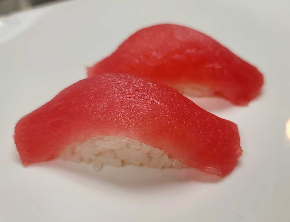 Order Tuna Nigiri (Maguro) food online from California Roll Sushi store, Birmingham on bringmethat.com